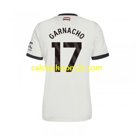 Manchester United GARNACHO 17 Maglia Terza 2024/2025 Manica Corta